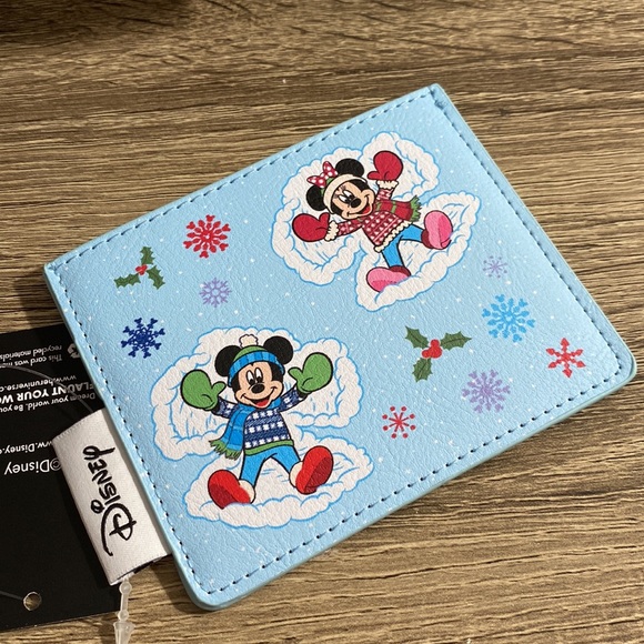 Mickey Minnie Mouse Snow Angels Backpack SET NWT - Picture 7 of 12